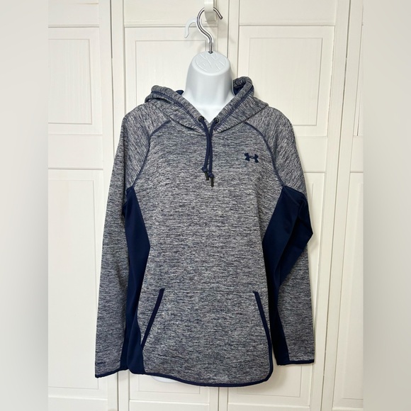 Women’s Navy/Gray Under Armour Sweatshirt size large EUC - Picture 1 of 3